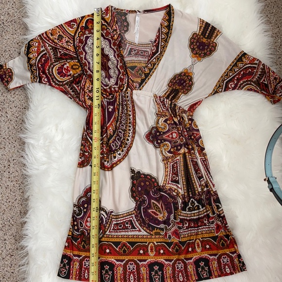 Cristina Love Multi-Color Patterned Dress - Picture 3 of 3